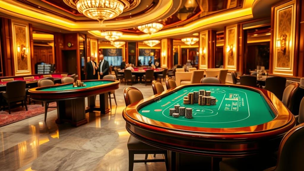 มือวางชิปบนโต๊ะบาคาร่า แสดงถึงการวางแผนการเงิน