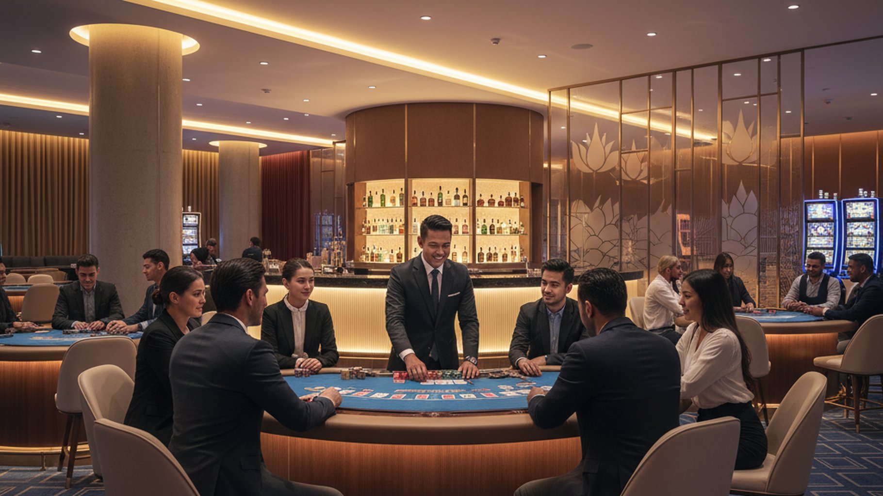 Baccarat Bankroll Management Strategy ภาพกราฟิกแสดงการจัดการเงินทุนบาคาร่า