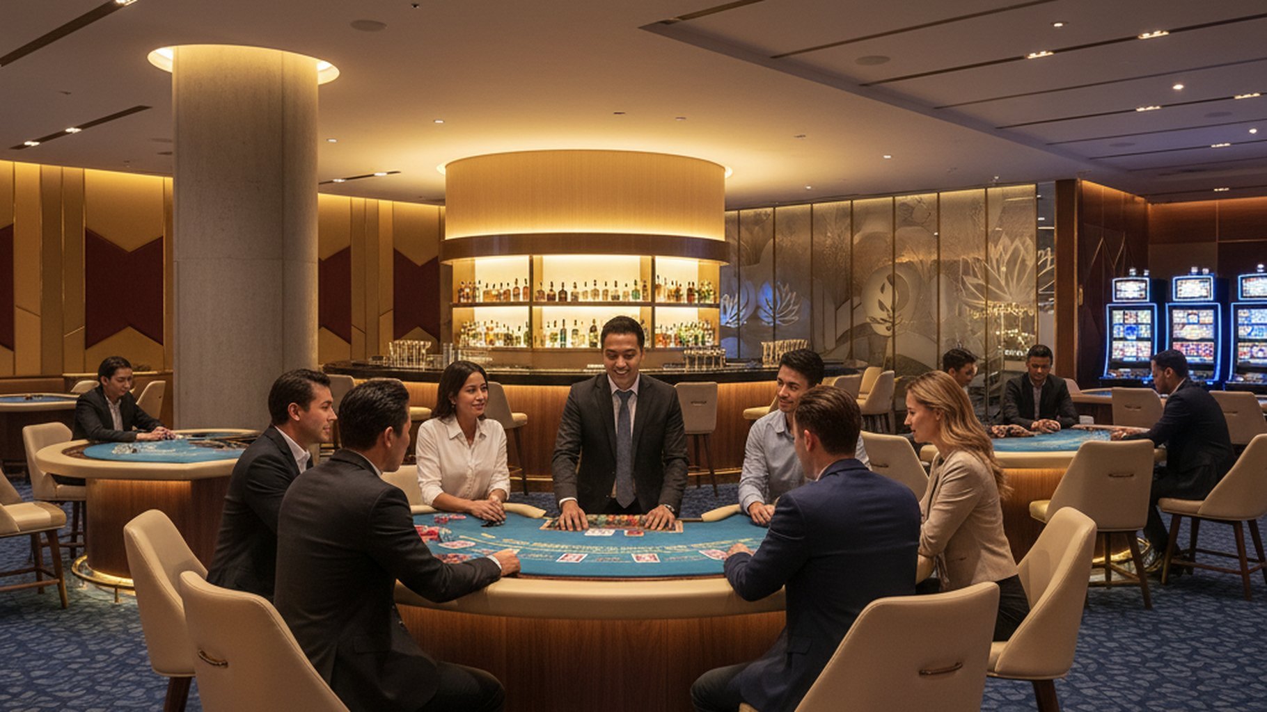 การเดิมพันบนโต๊ะ European Roulette โต๊ะรูเล็ต European Roulette บรรยากาศหรูหรา