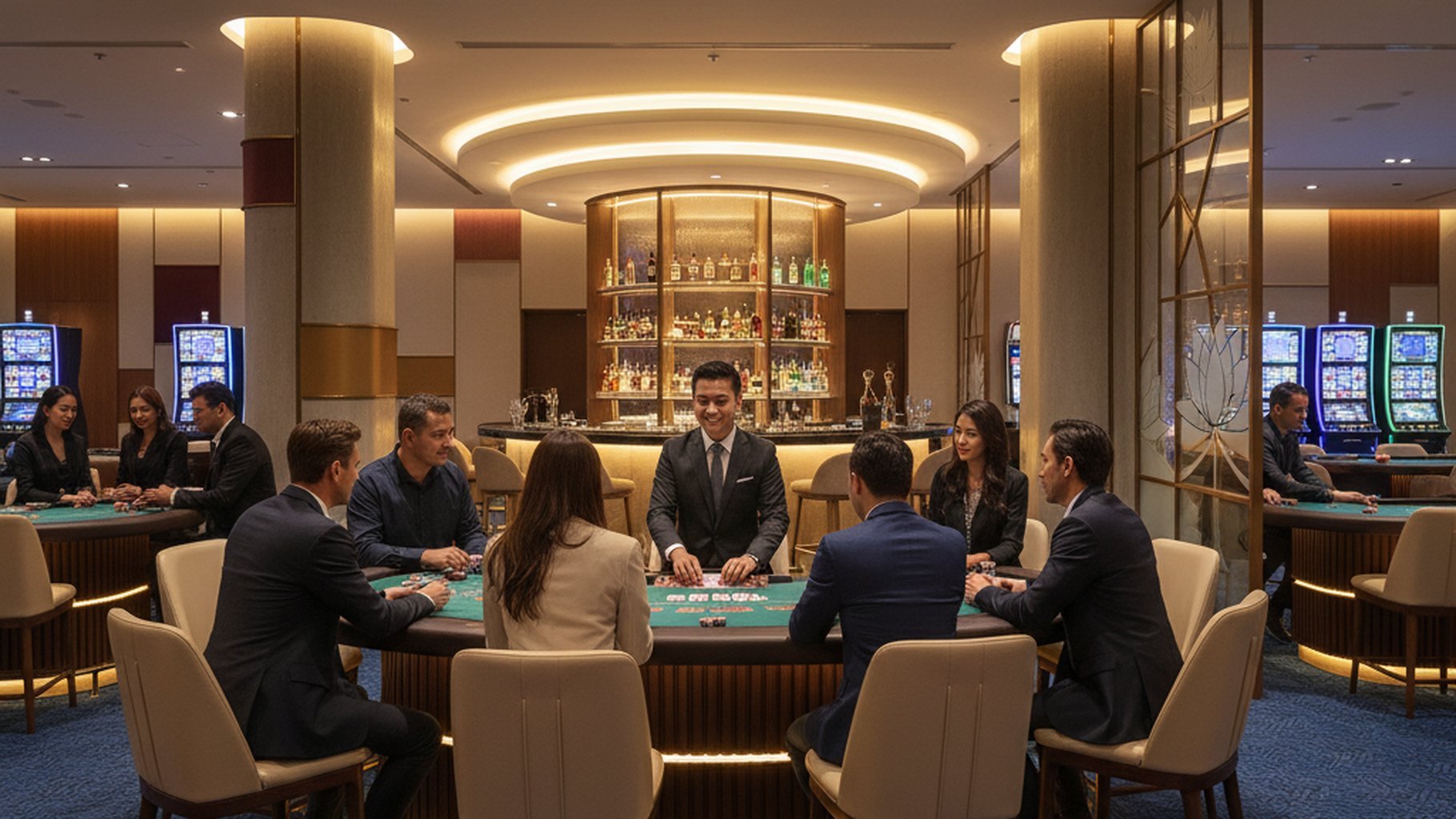 ภาพแสดงการผสมผสาน Flat Betting กับสูตรบาคาร่า