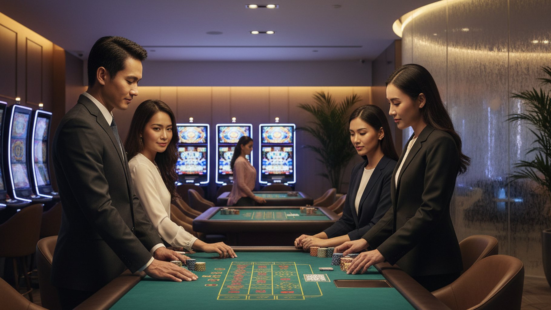 ตัวอย่าง Paytable ที่ชัดเจนในเกมสล็อต หน้าจอเกมสล็อตแสดง Paytable ชัดเจน