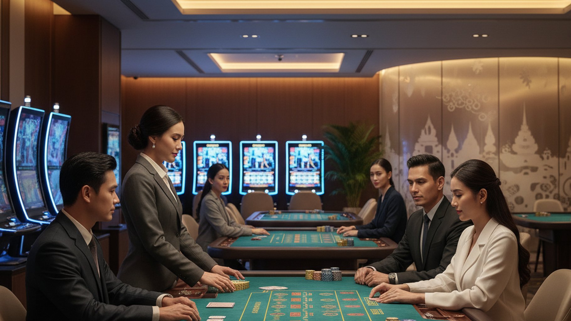 ภาพประกอบการบริหารเงินทุนในเกมบาคาร่า