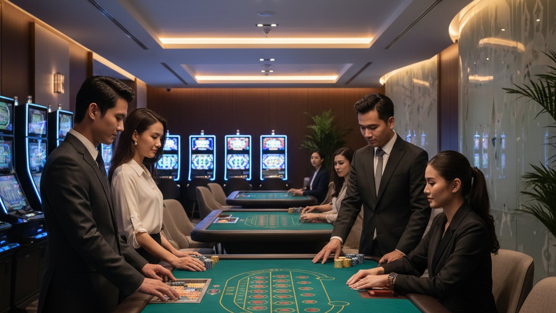 ภาพ AI วิเคราะห์เกมบาคาร่าเพื่อคาดการณ์ผล