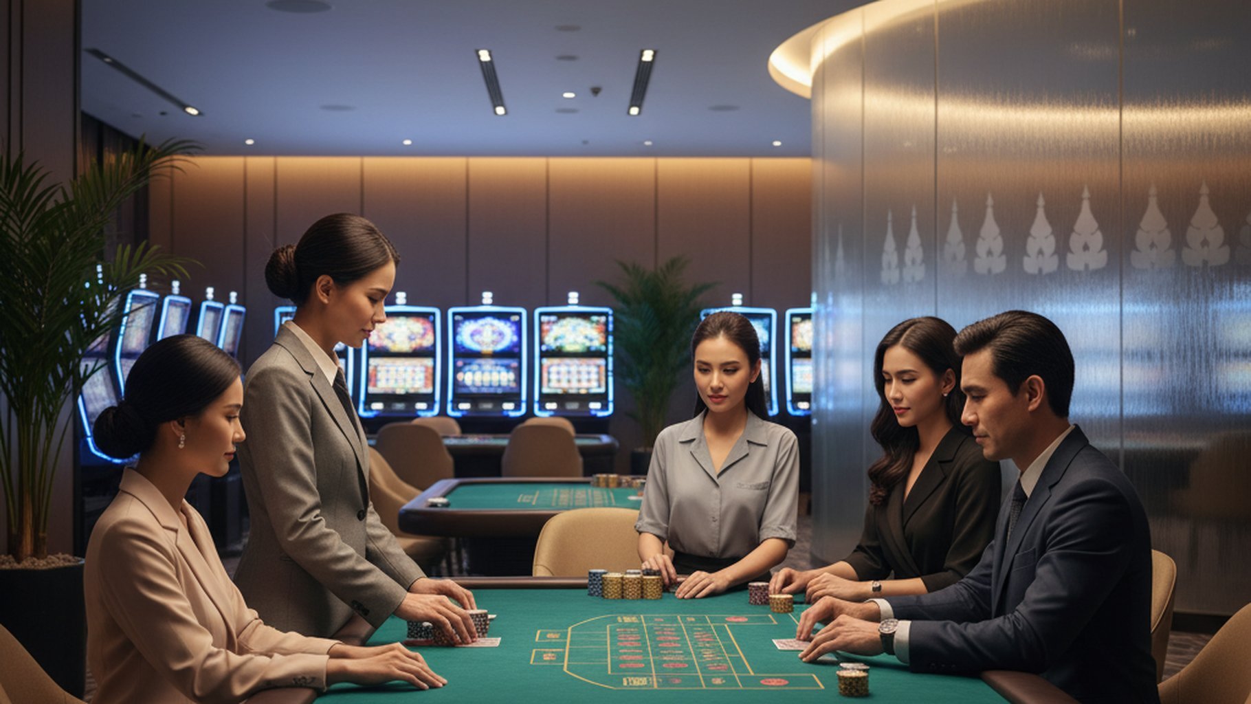 ตัวอย่างการตัดสินผลแพ้ชนะในเกมบาคาร่า