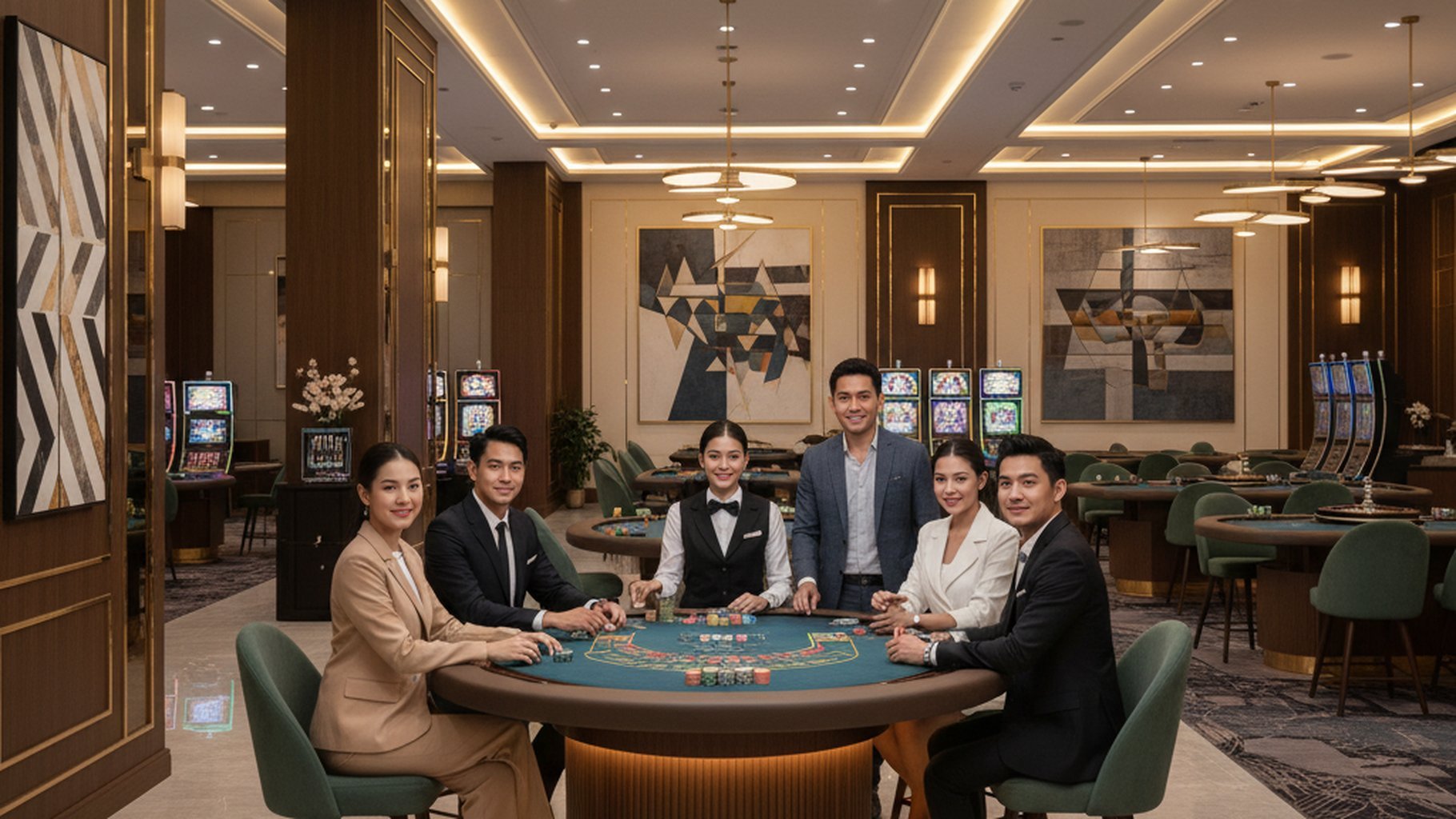 ภาพประกอบการเล่นบาคาร่าอย่างสมดุลและผ่อนคลาย