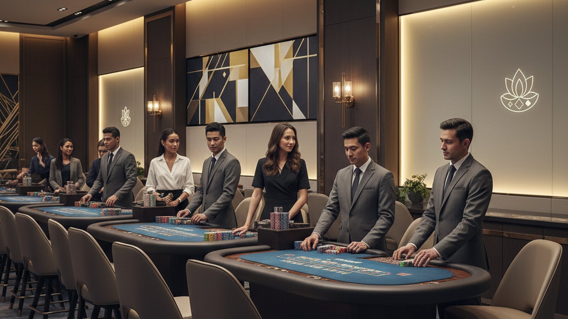 กราฟเปรียบเทียบโอกาสชนะและอัตราจ่าย Player, Banker, Tie