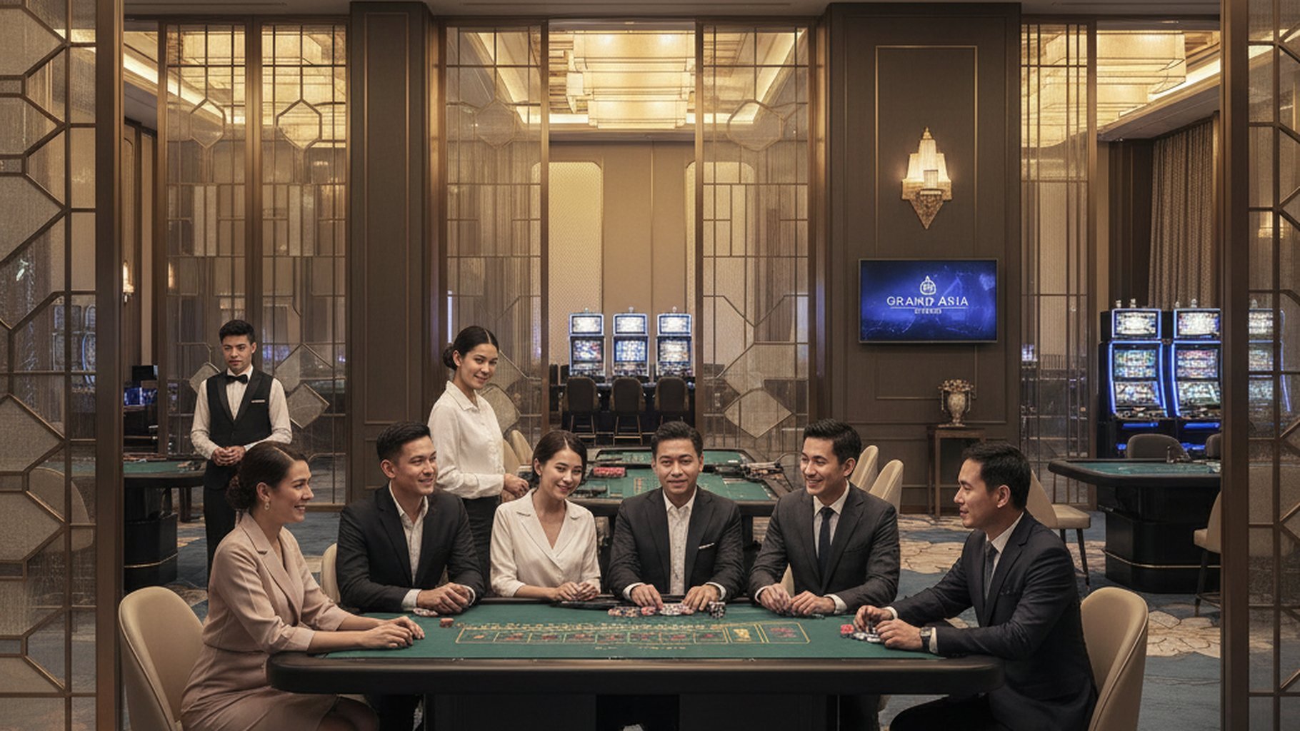 หน้าจอเกมสล็อตแสดงสัญลักษณ์ Multiplier