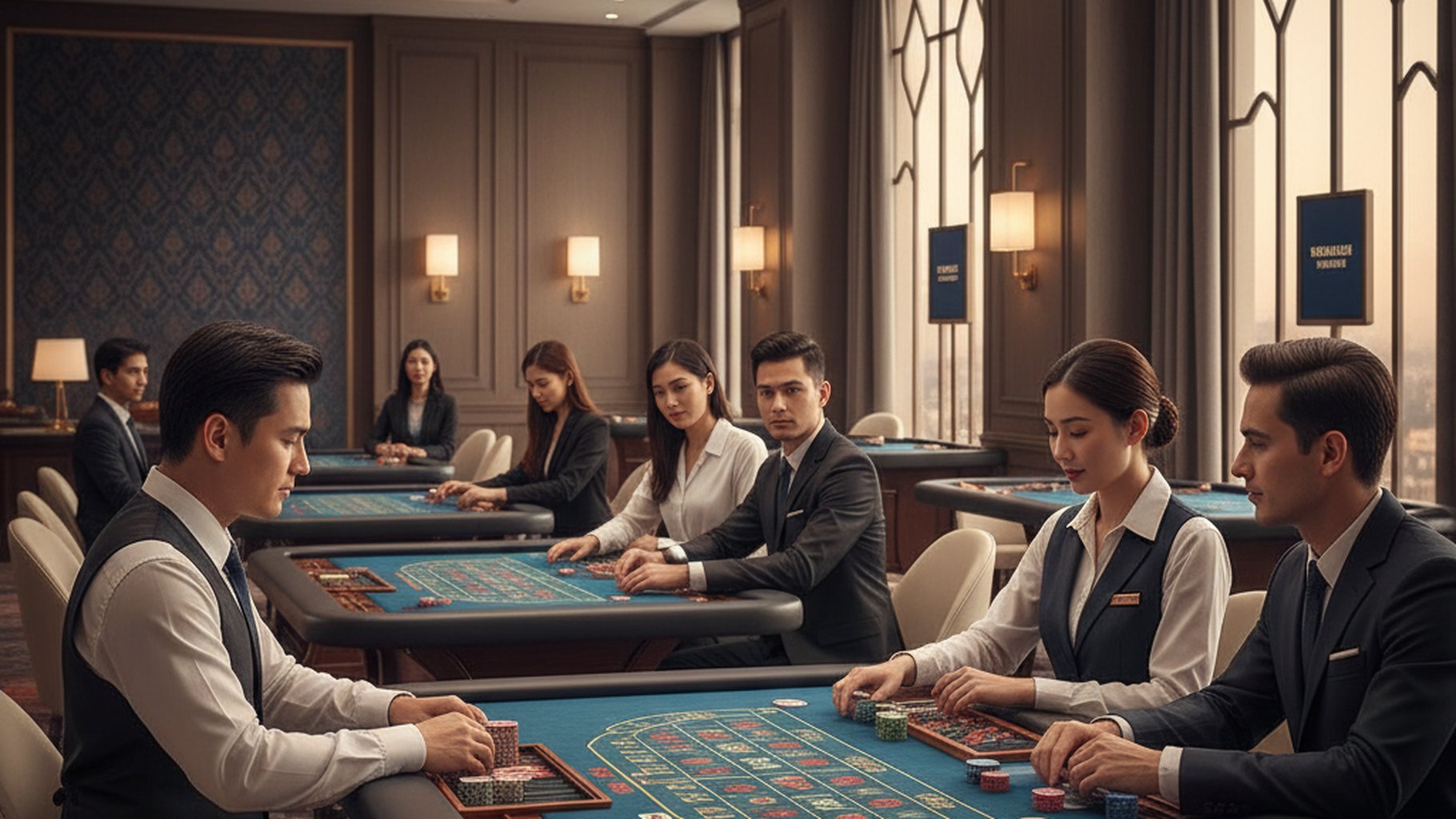 ผลลัพธ์ระยะยาว: Flat Betting vs. ไม่มีแผน กราฟเปรียบเทียบผลการเล่นบาคาร่าด้วย Flat Betting กับไม่มีแผน