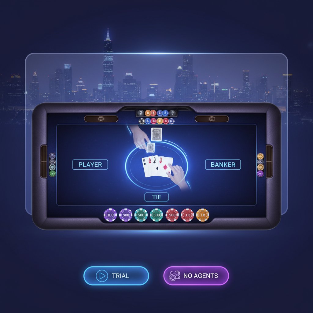 myplayvip Direct International Baccarat Trial, No Agents customer success background