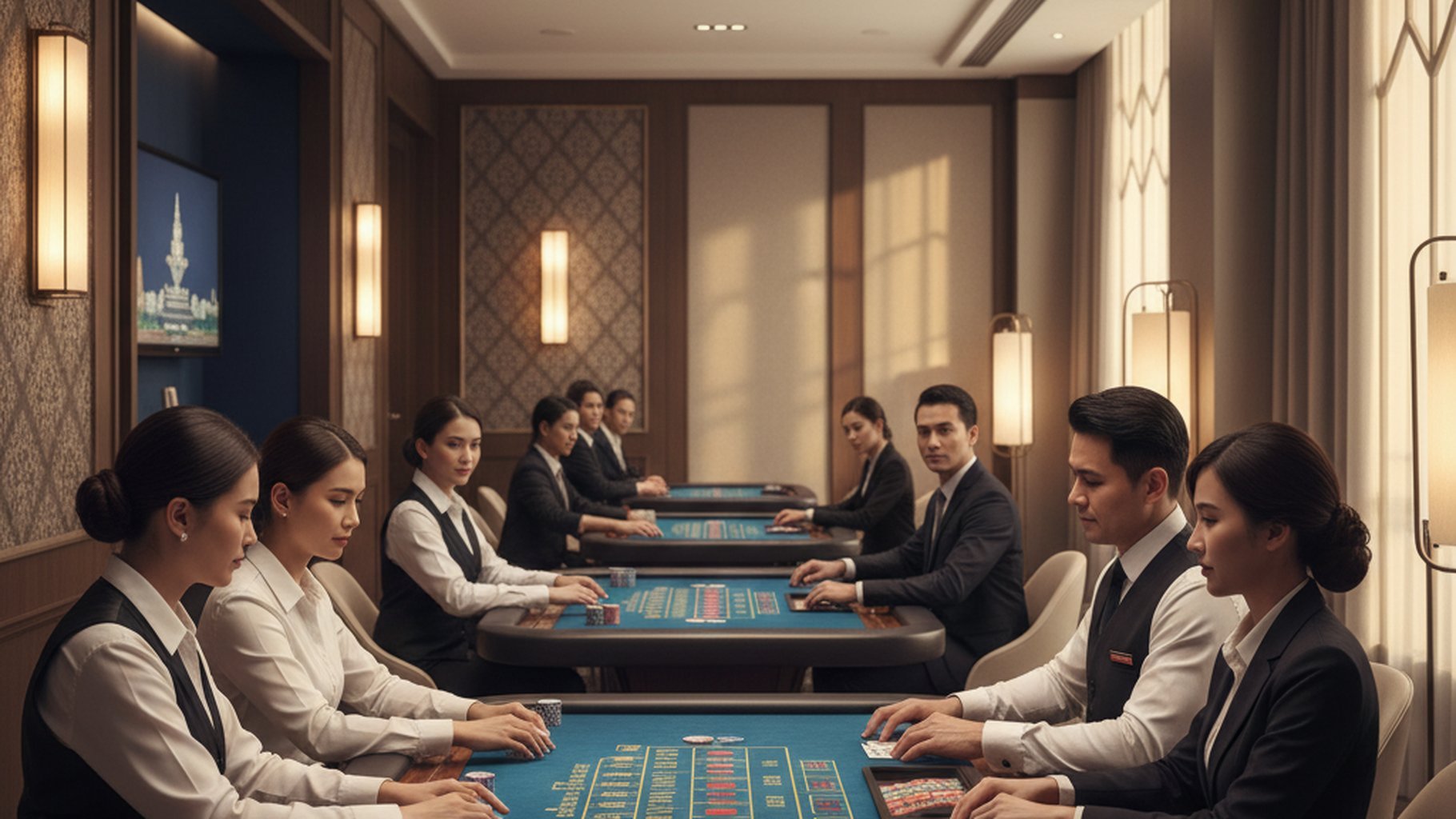 ภาพนักพนันวางแผนเดิมพันด้วยระบบ Progressive
