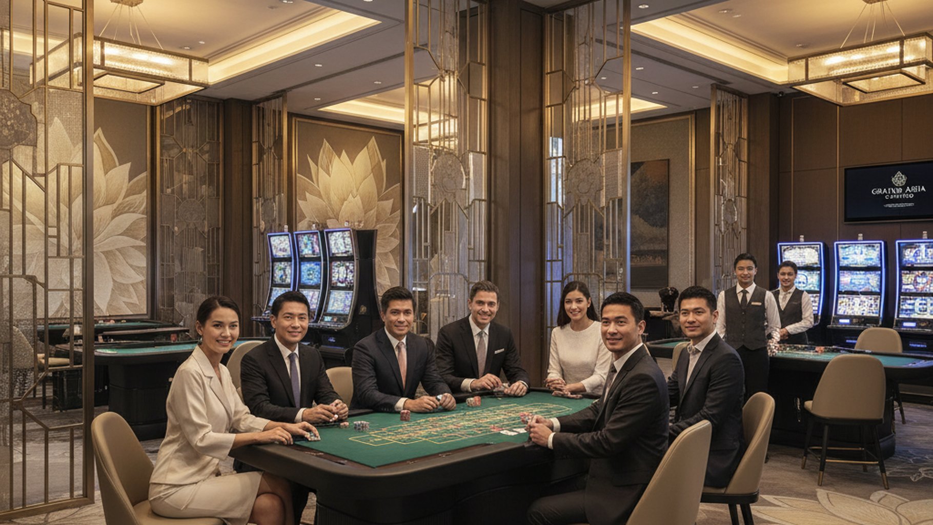 กราฟแสดงผลของการจัดการเงินทุนในบาคาร่า