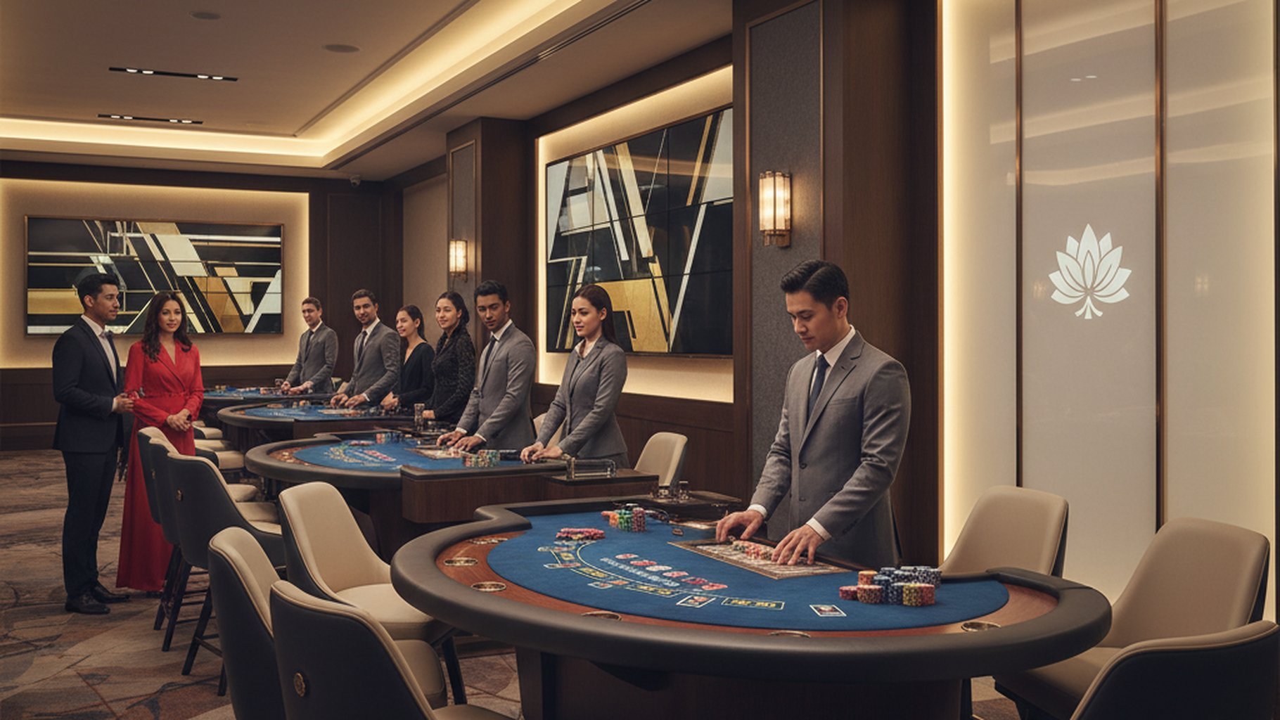 กราฟแสดงความสัมพันธ์ระหว่างจำนวน Hands กับความแม่นยำในบาคาร่า