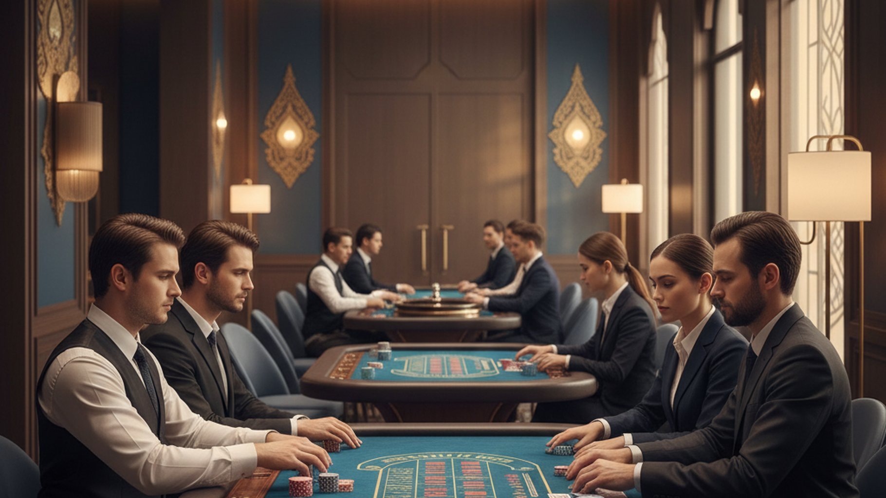 ไอคอนแสดงถึงวินัยในการเล่นบาคาร่า