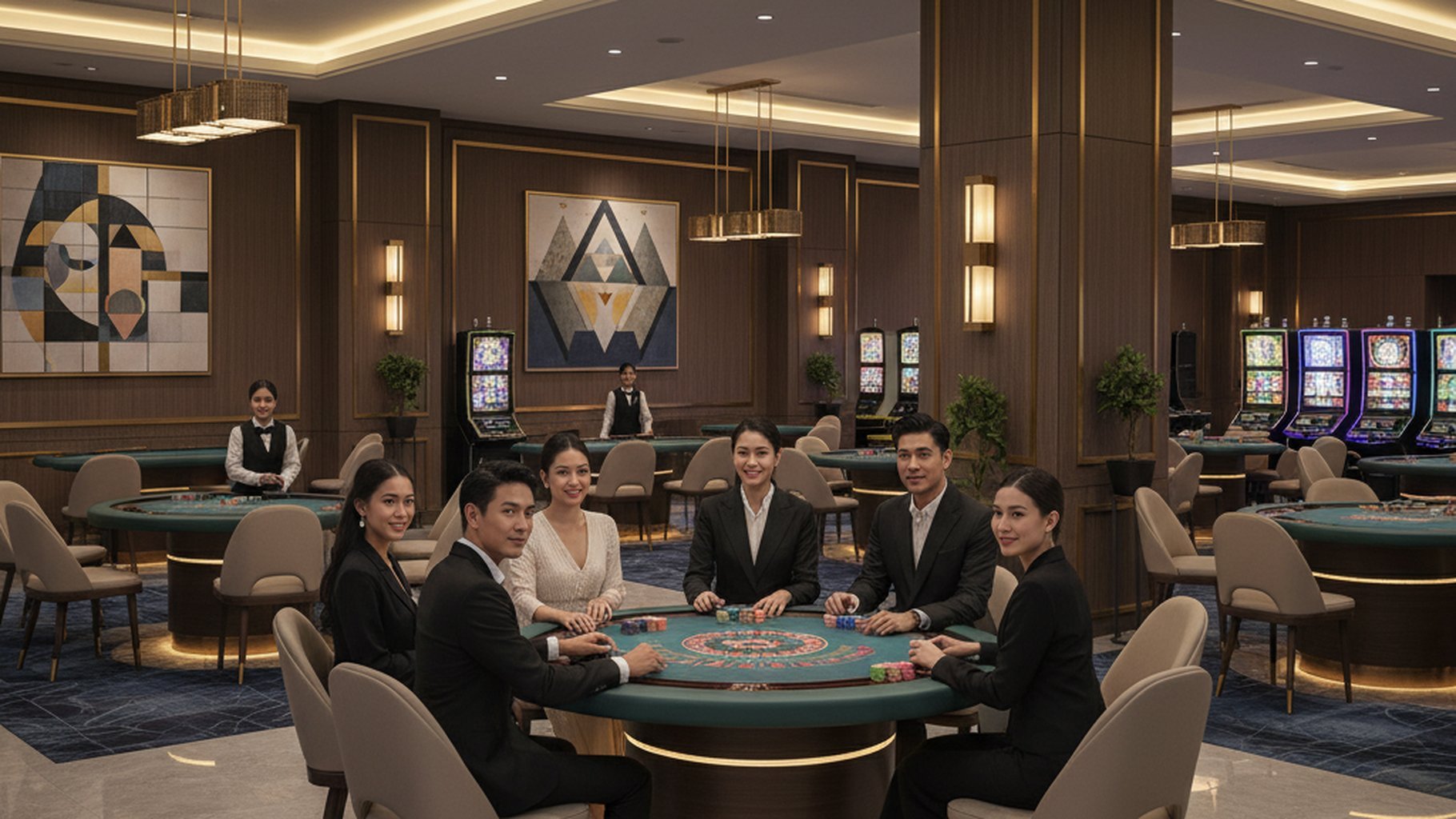 Infographic อธิบายรูปแบบการชนะและสัญลักษณ์พิเศษในเกมสล็อต