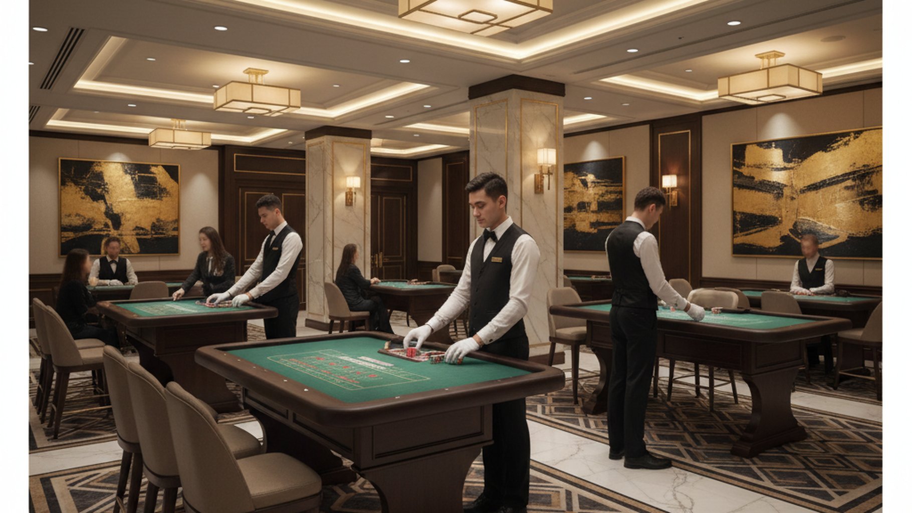 ความแตกต่างระหว่าง American และ European Roulette