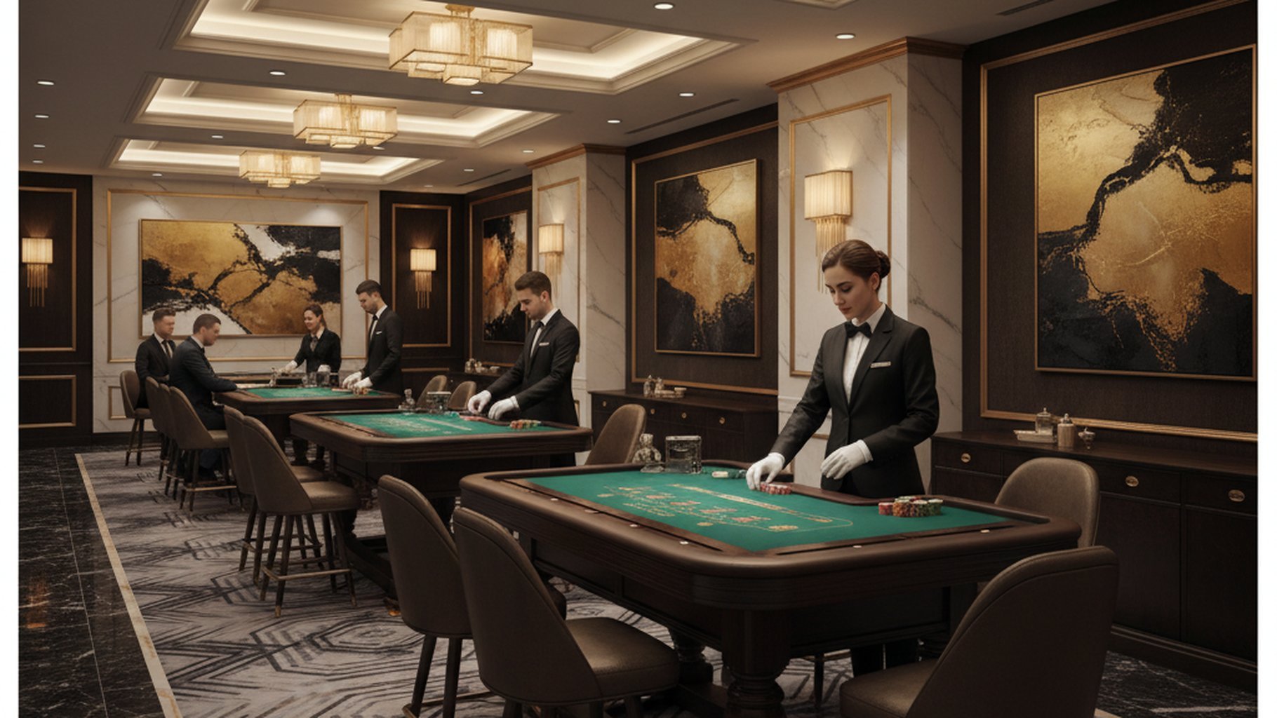 ความแตกต่างของค่าน้ำบาคาร่า Infographic แสดงความแตกต่างของค่าน้ำบาคาร่า Player, Banker, Tie