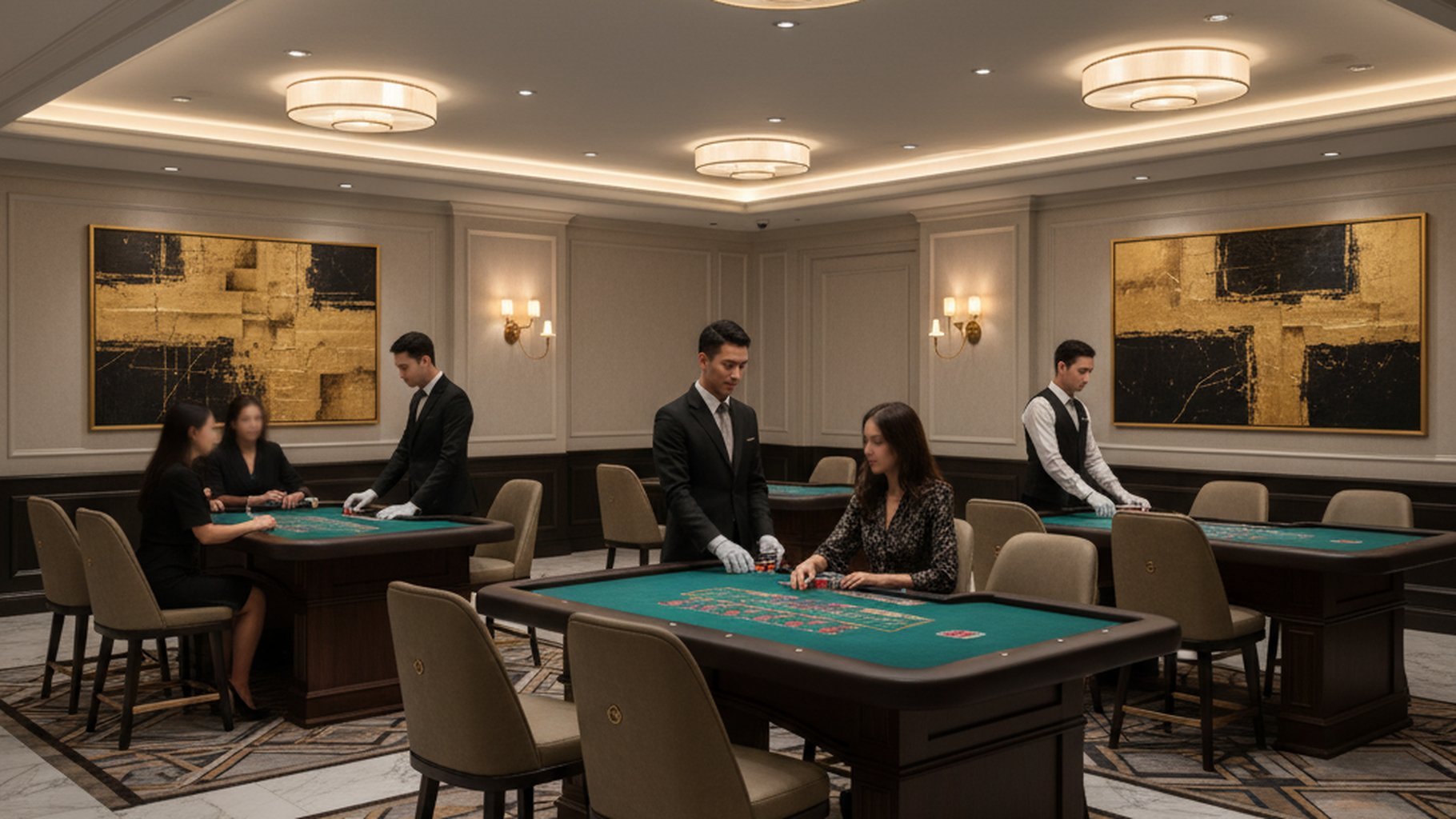 ความแตกต่างระหว่าง Player, Banker และ Tie