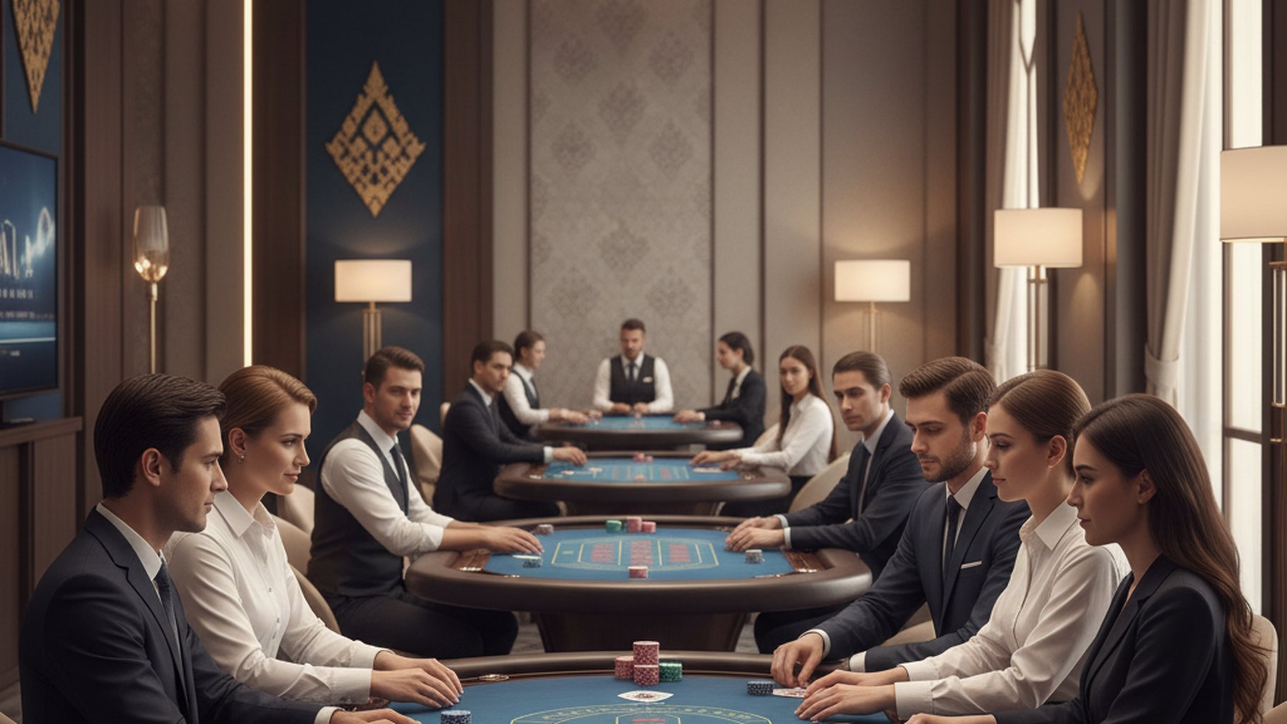 กราฟแสดงสถิติการออกผล Banker และ Player ในบาคาร่า