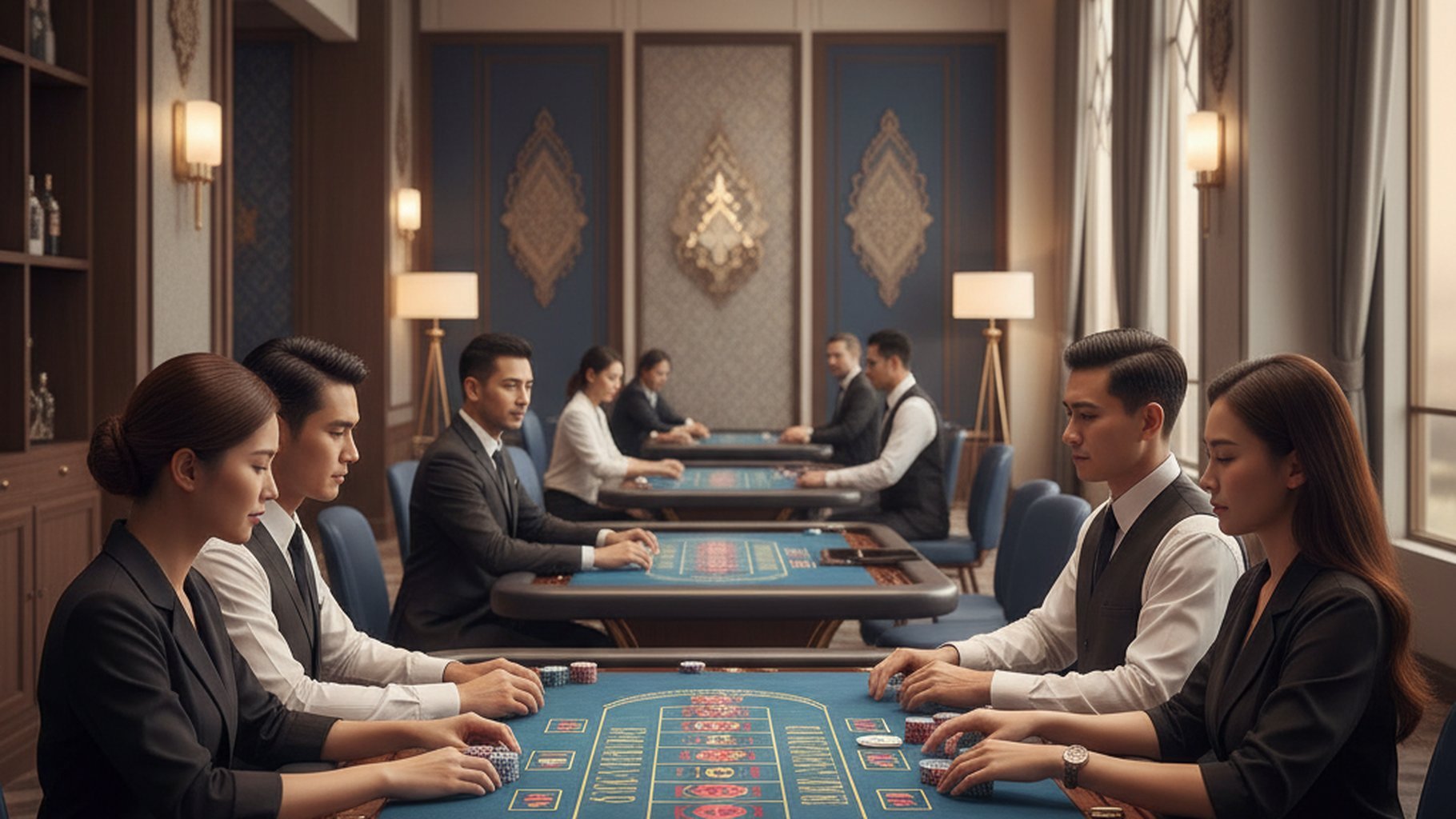 ตารางบาคาร่าแสดงการวิเคราะห์ Streak และ Pattern