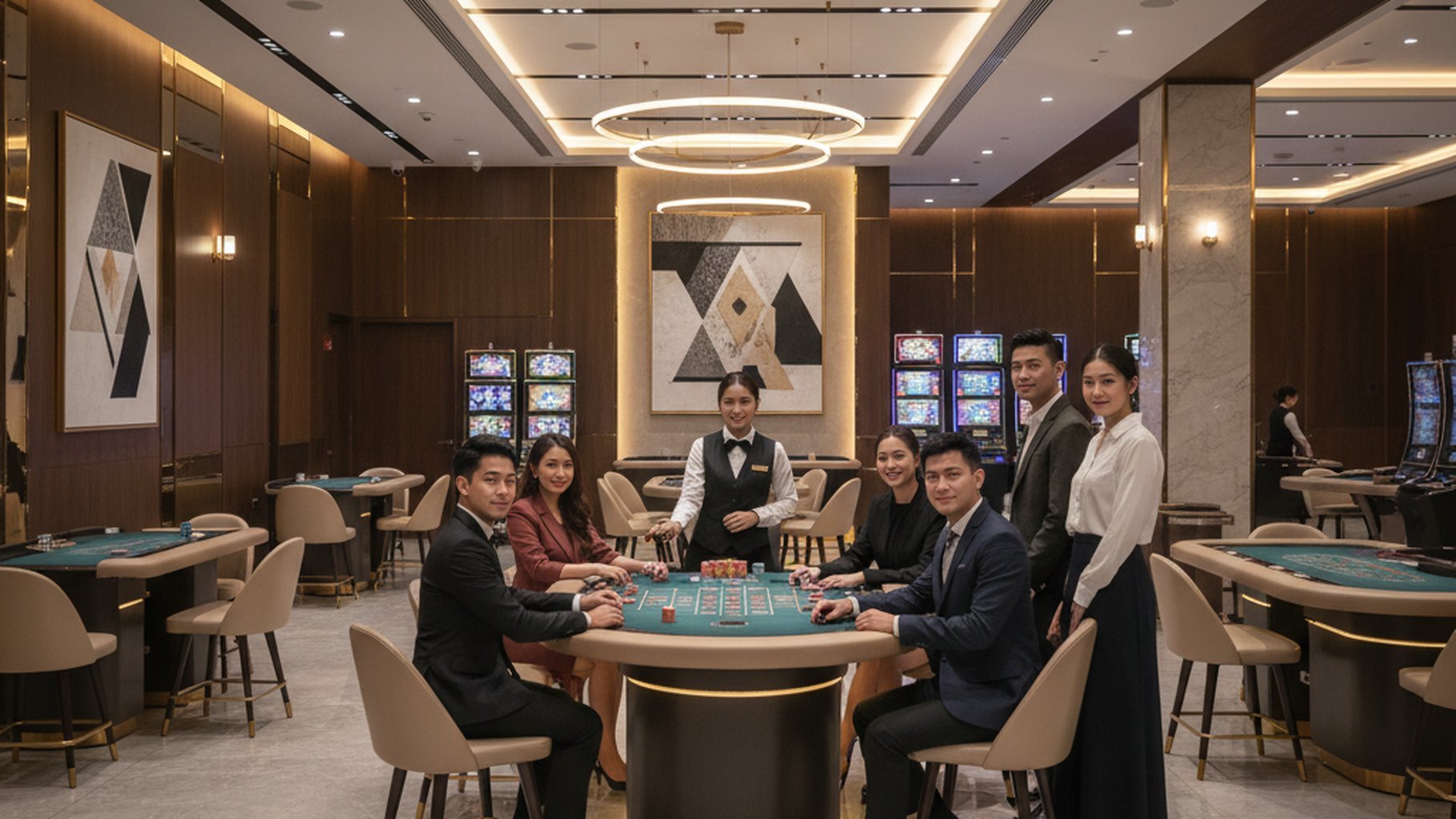 บรรยากาศคาสิโนออนไลน์สุดหรูบนเว็บพนันอันดับ 1