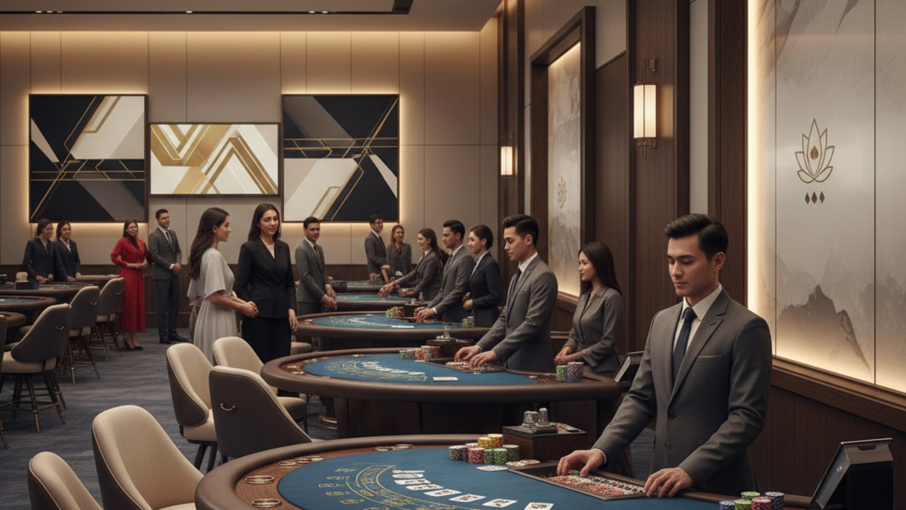 ตัวอย่างการนับแต้มบาคาร่า: เปรียบเทียบแต้ม Player และ Banker
