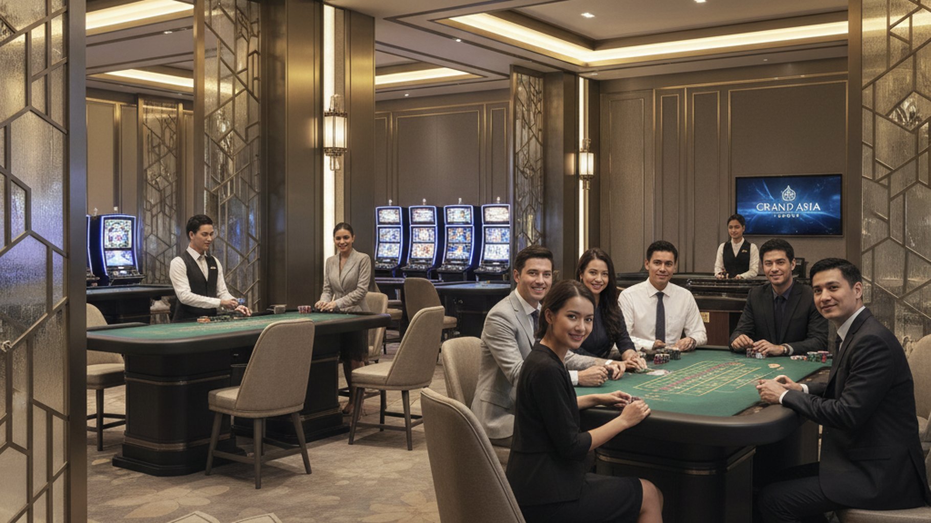 ตัวอย่างหน้าจอเกมบาคาร่าสด แสดง Variance ที่ชัดเจน