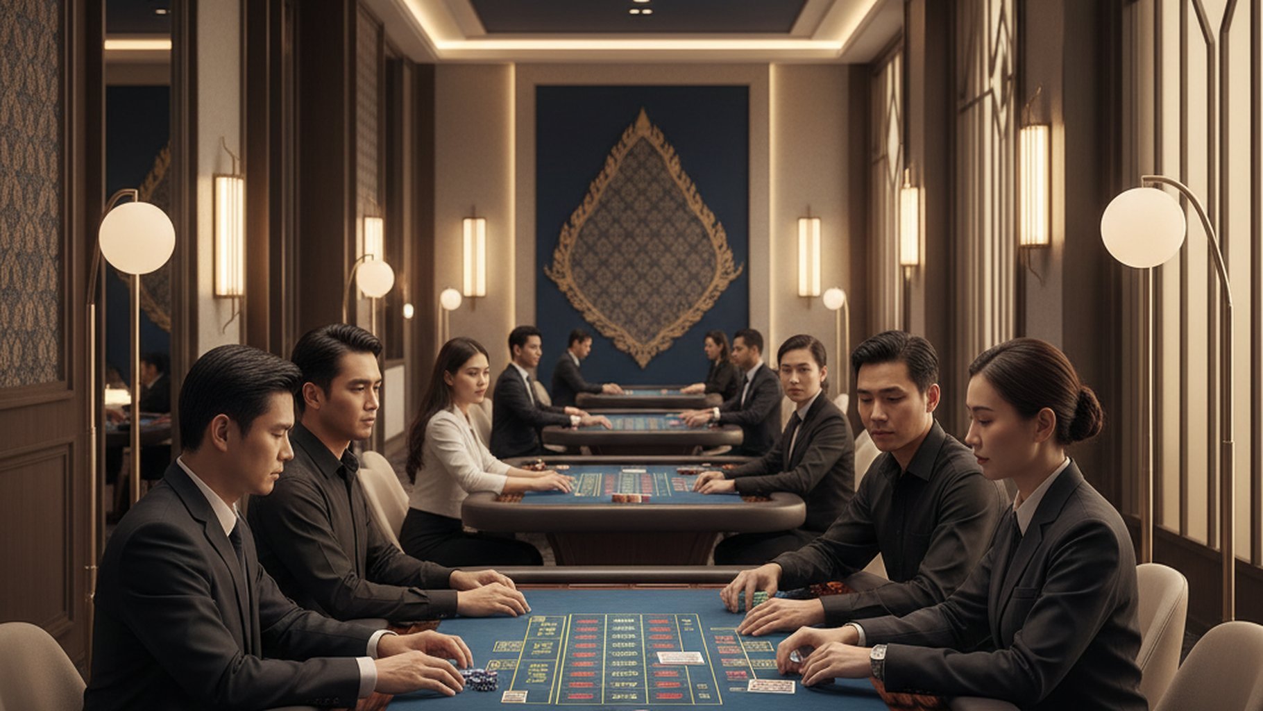 ตารางเปรียบเทียบ Expected Value ของการเดิมพันบาคาร่า