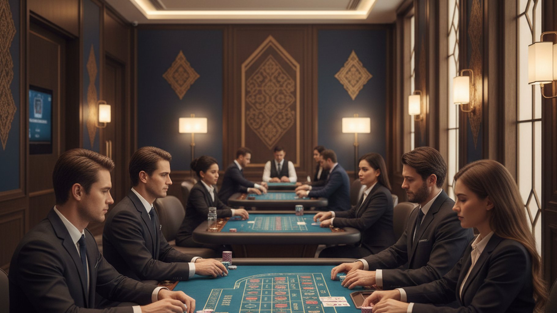 กราฟเปรียบเทียบ Expected Value ของการเดิมพัน Banker, Player, Tie ในบาคาร่า