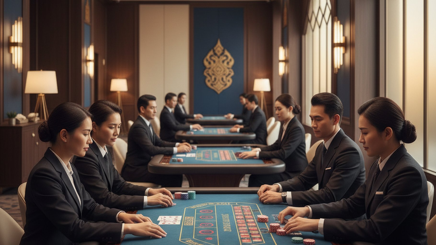 กราฟเปรียบเทียบ House Edge การเดิมพันบาคาร่า