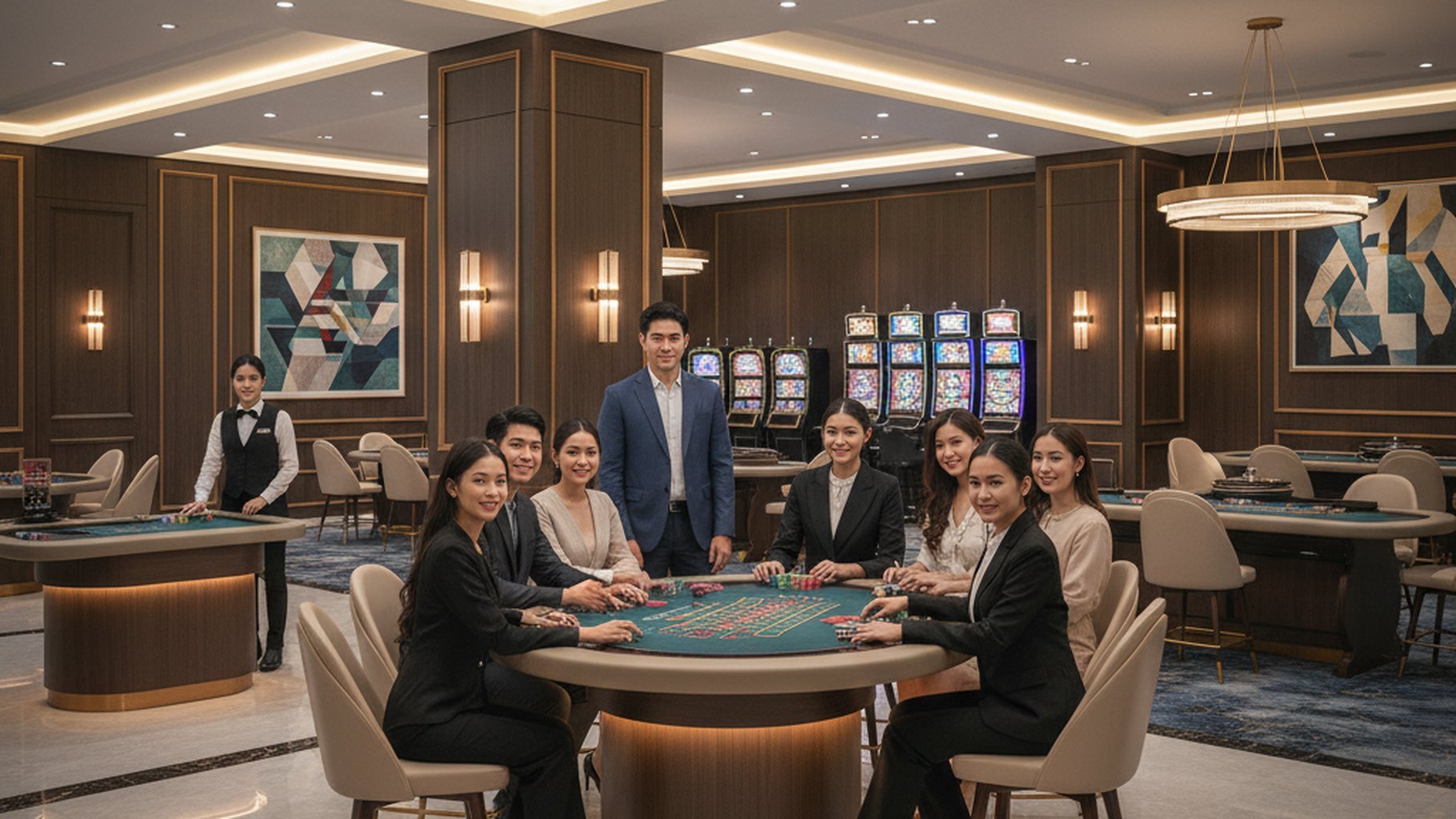 หน้าจอเกมสล็อตพร้อมสัญลักษณ์ Multiplier และปุ่มซื้อฟรีสปิน