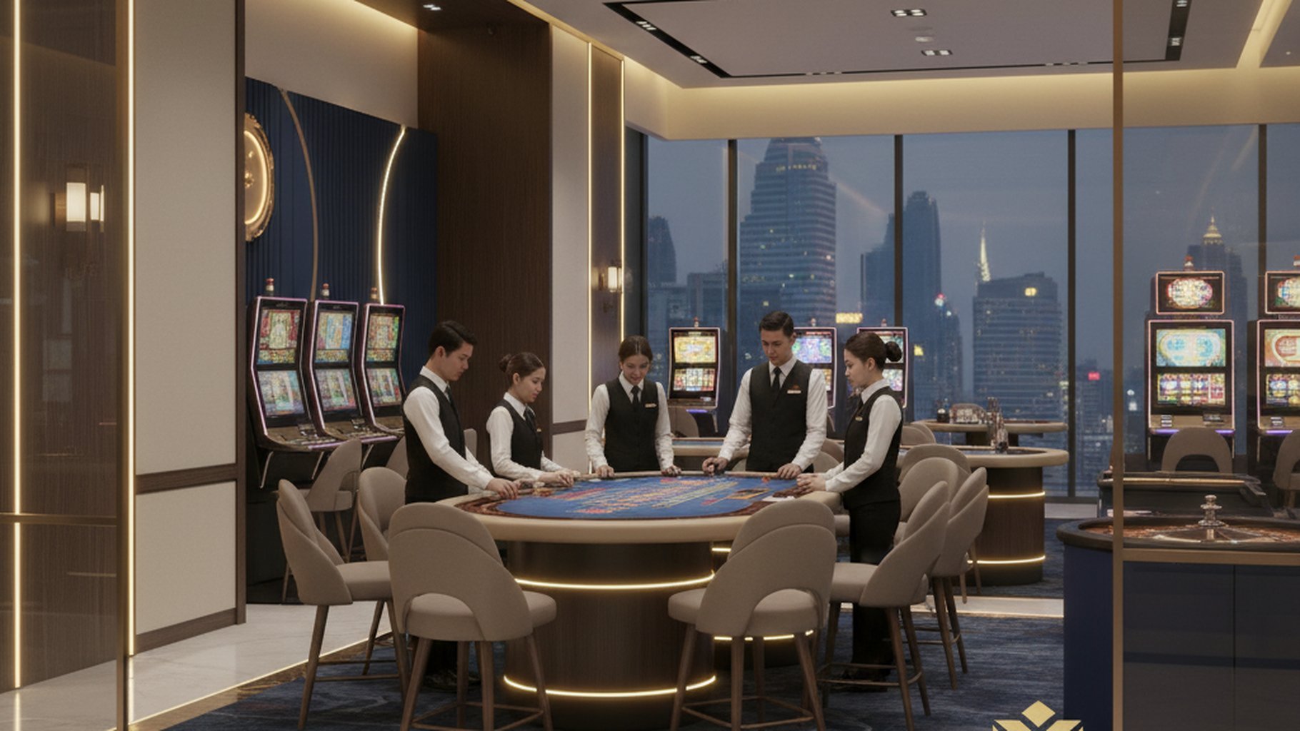 กราฟแสดงความถี่ผลลัพธ์บาคาร่า