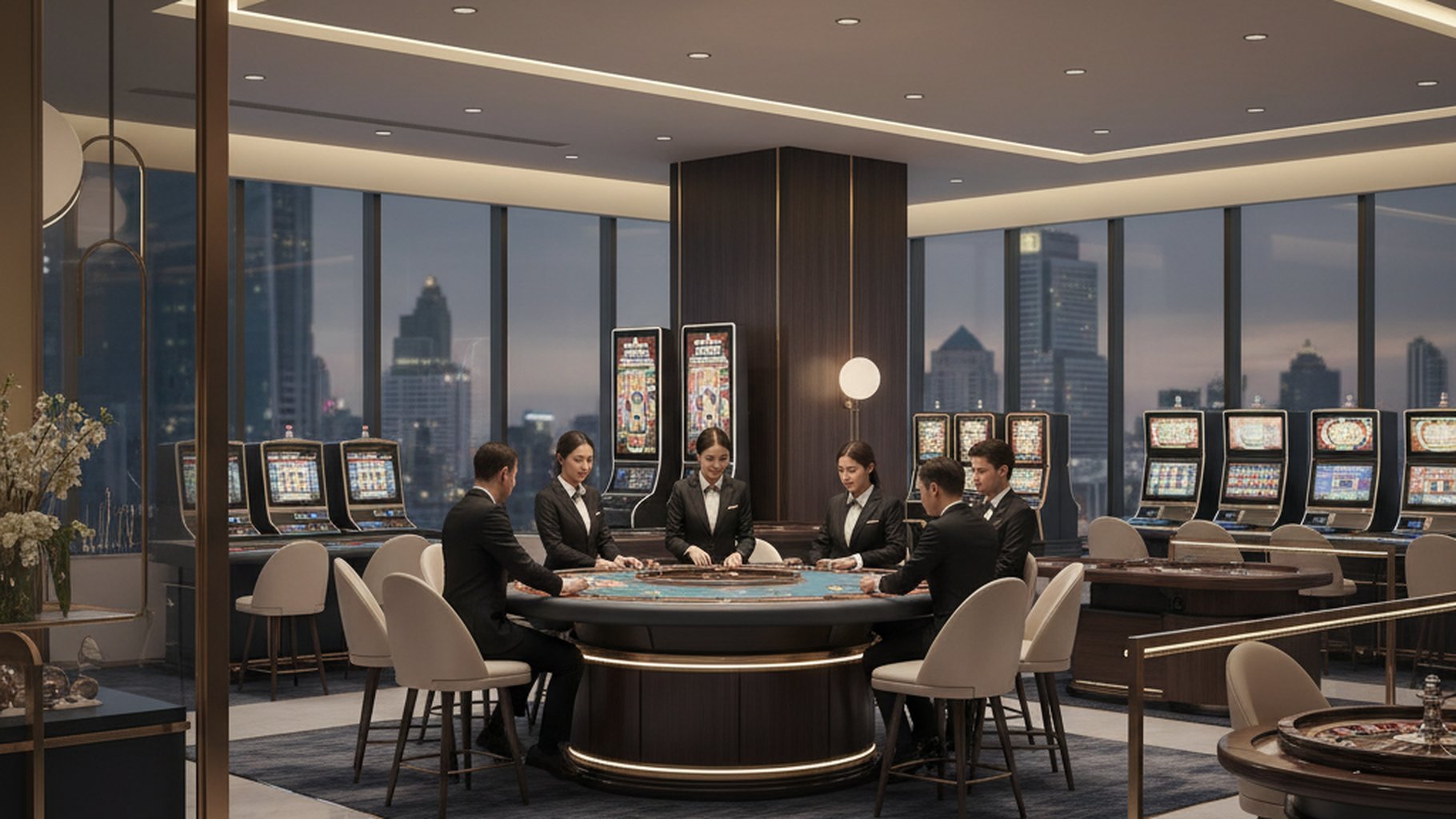 หน้าจอเว็บไซต์บาคาร่าแสดงตารางสถิติ