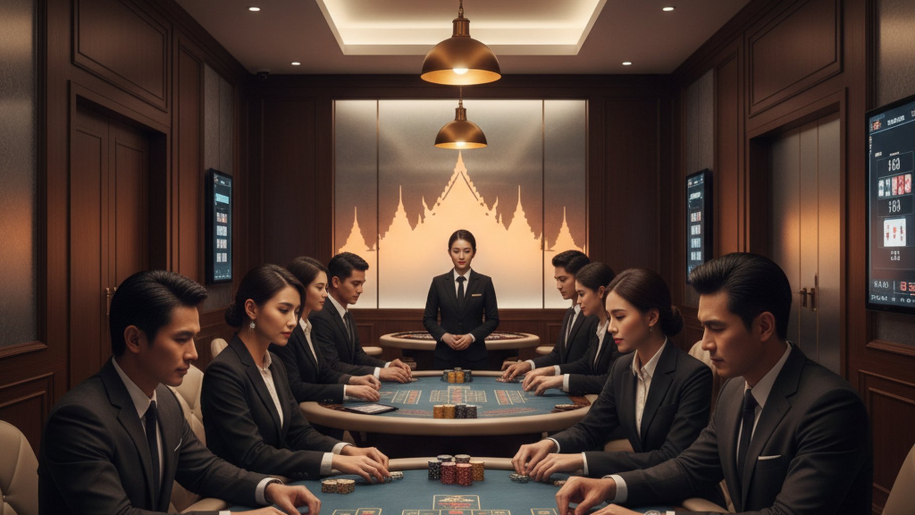 ตัวอย่างการเดินเงินแบบ Flat Betting ในบาคาร่า