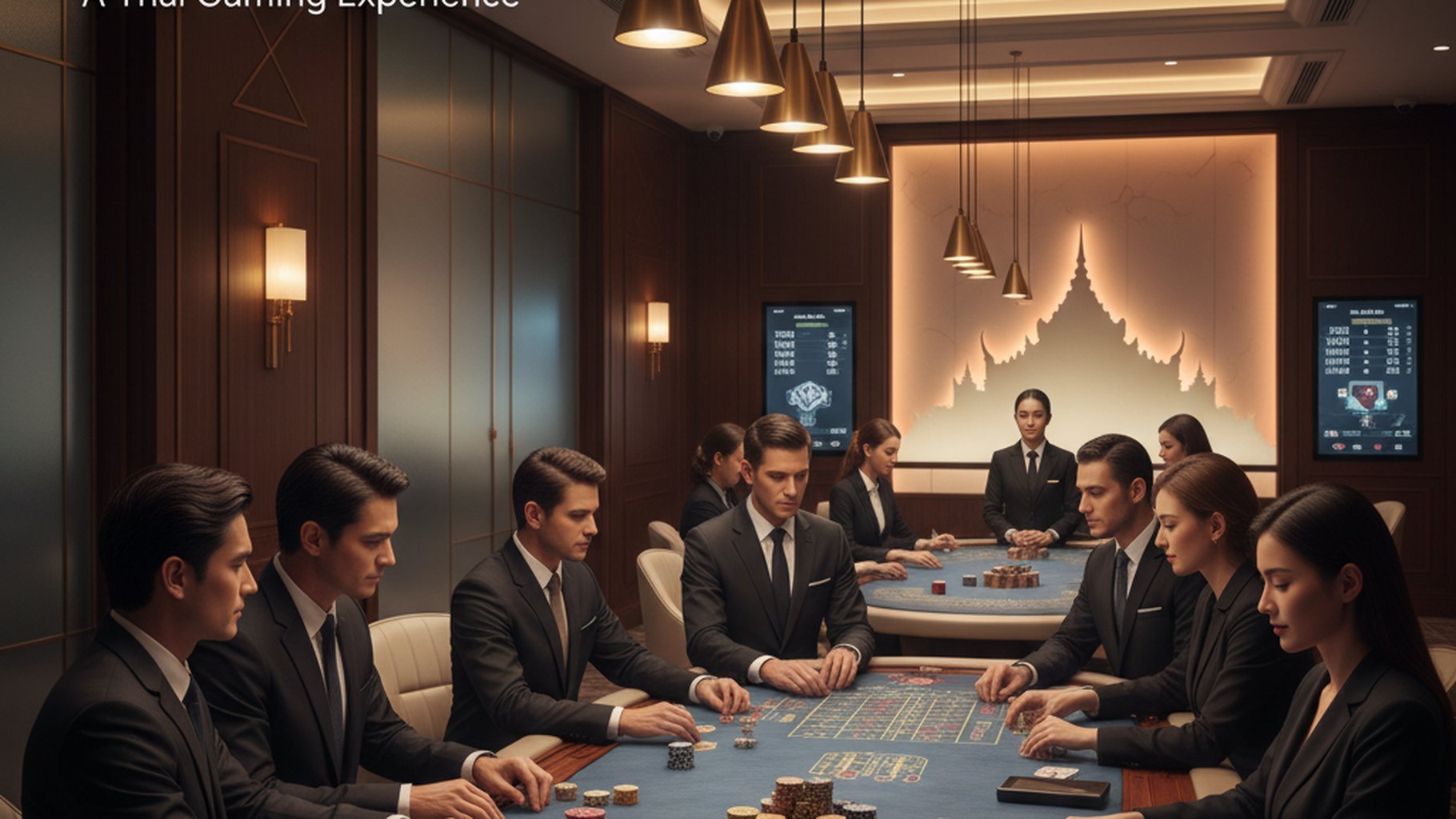 ภาพตัวอย่างการสื่อสารอย่างสุภาพในเกมบาคาร่า