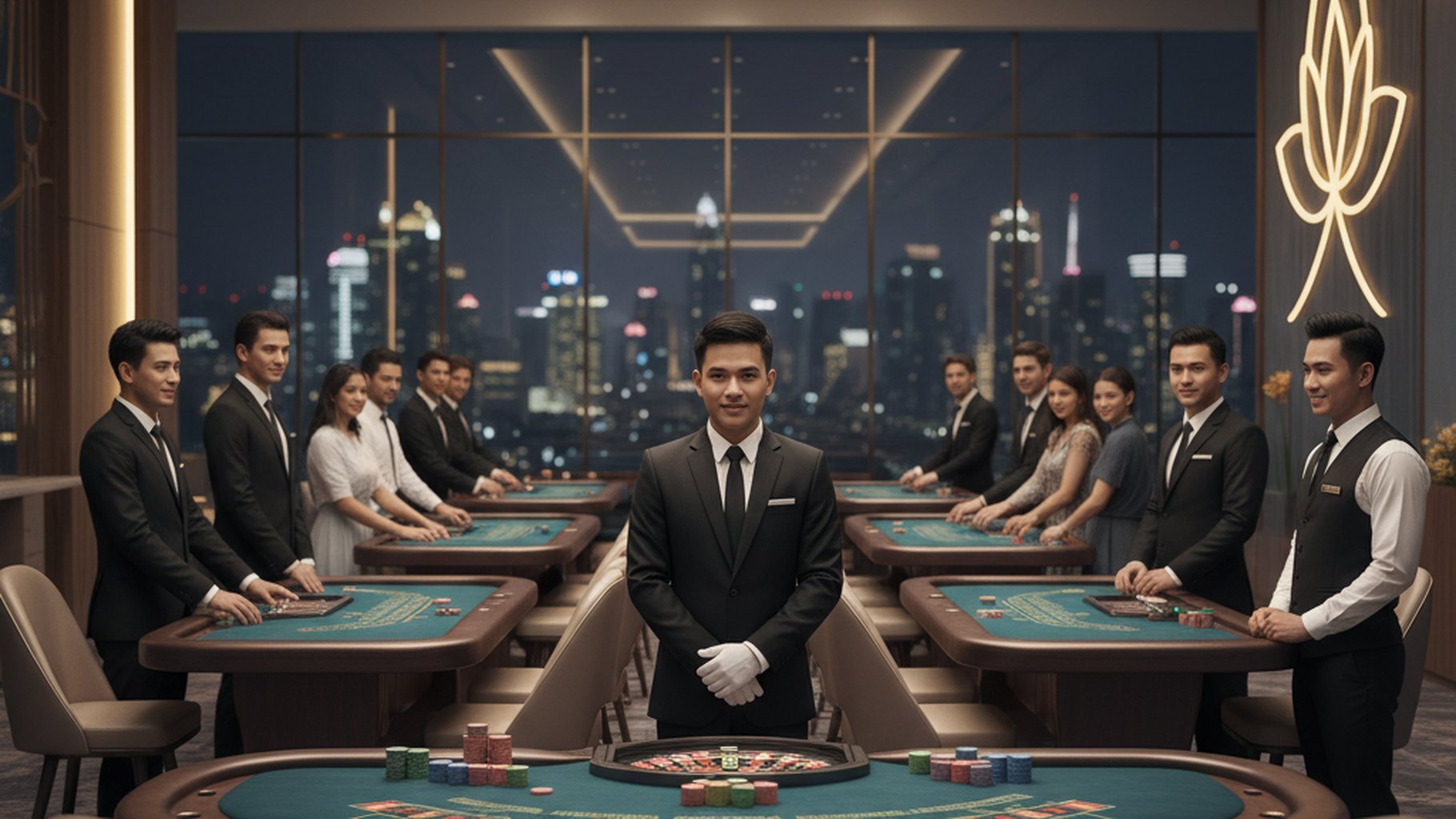 บรรยากาศหรูหราของการเล่นบาคาร่า