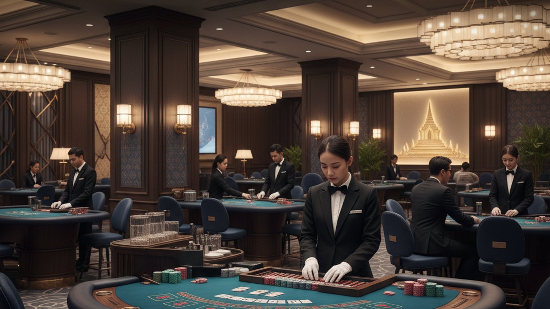 ภาพประกอบการบริหารเงินทุนและควบคุมอารมณ์ในการเล่นบาคาร่า