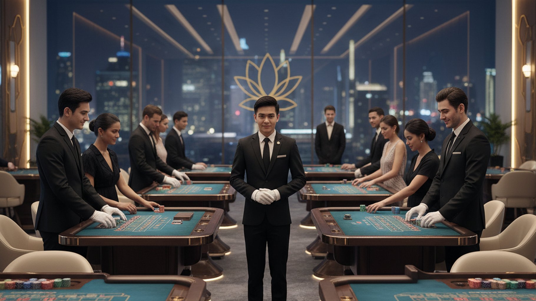 ตัวอย่างการวางเดิมพัน Flat Betting ในเกมบาคาร่าออนไลน์