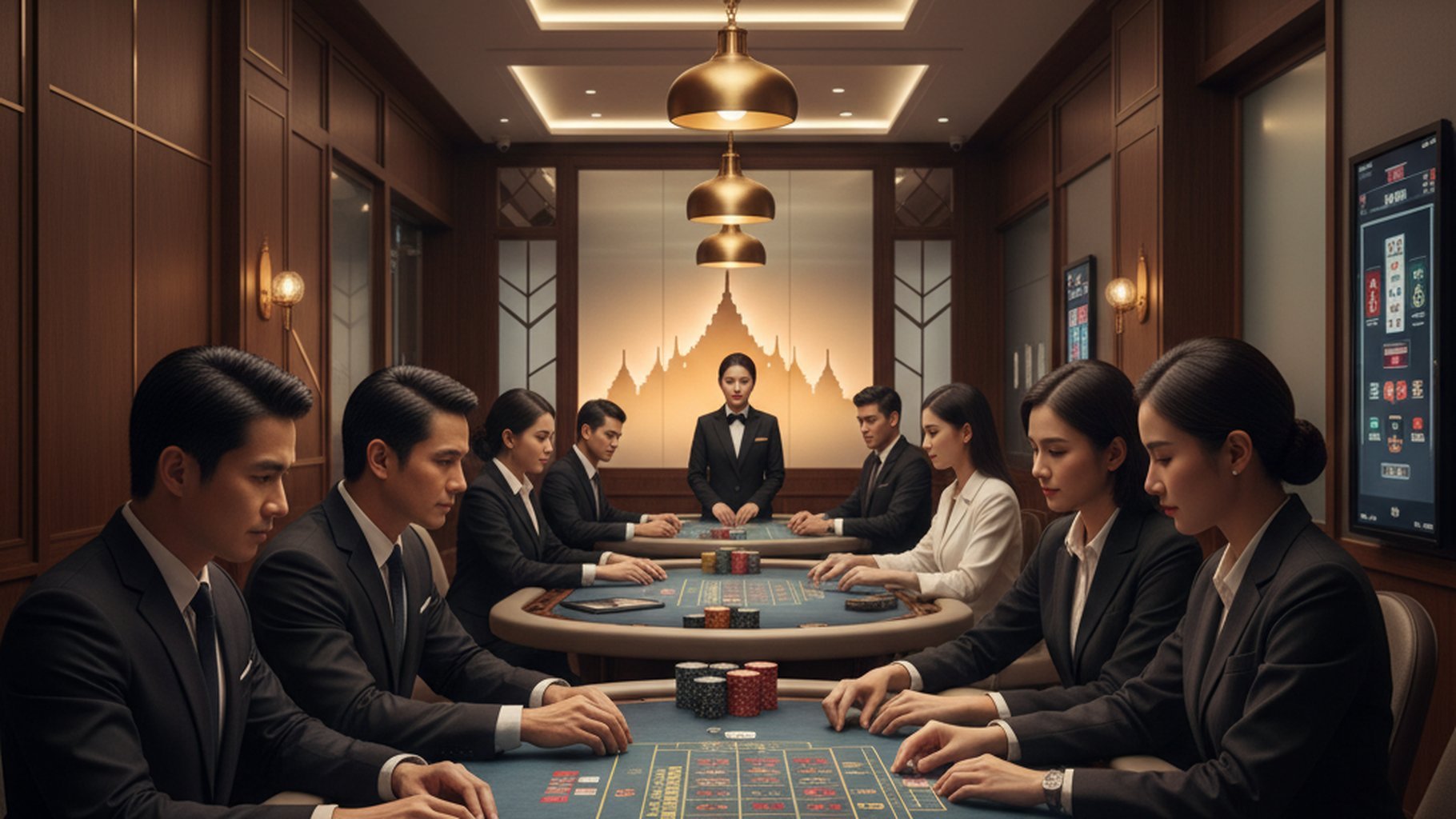 Infographic แสดงหลักการบริหาร Bankroll ในบาคาร่า