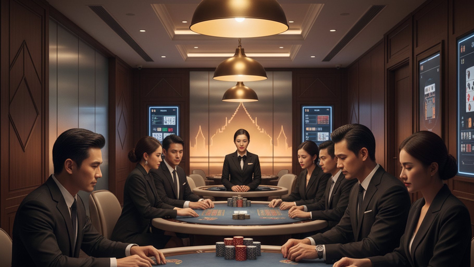 สัญลักษณ์ Player Banker Tie และสถิติบาคาร่า