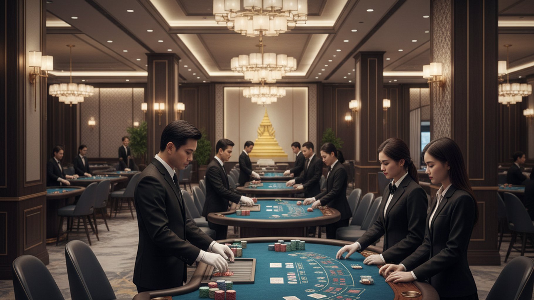 ตัวอย่างการใช้ Flat Betting ในบาคาร่า