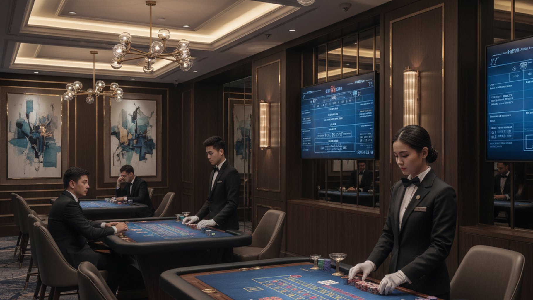 ความแตกต่างระหว่าง Player, Banker และ Tie
