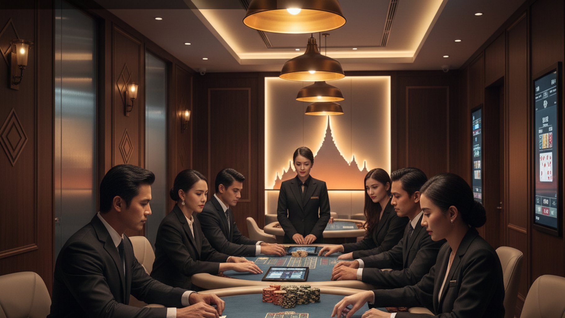 ภาพประกอบกลยุทธ์การเล่นบาคาร่าระยะยาว