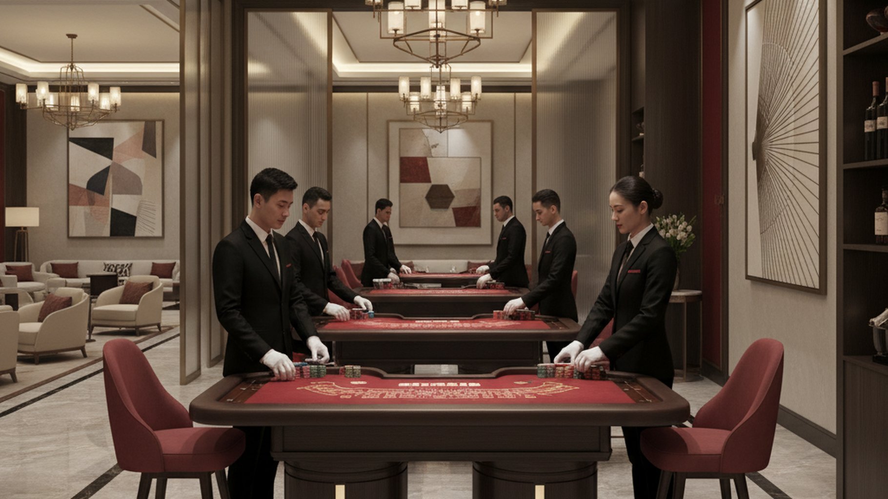 การเลือกเวลาเข้าและออกจากโต๊ะบาคาร่า