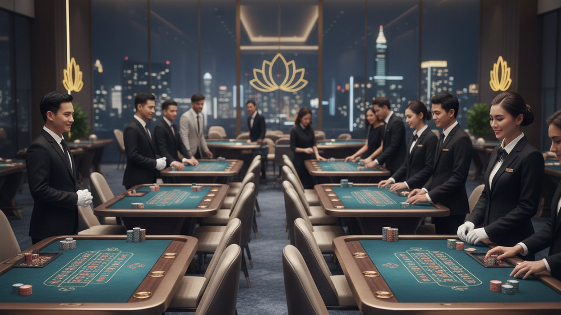 ตัวอย่างการใช้ Flat Betting ในบาคาร่า