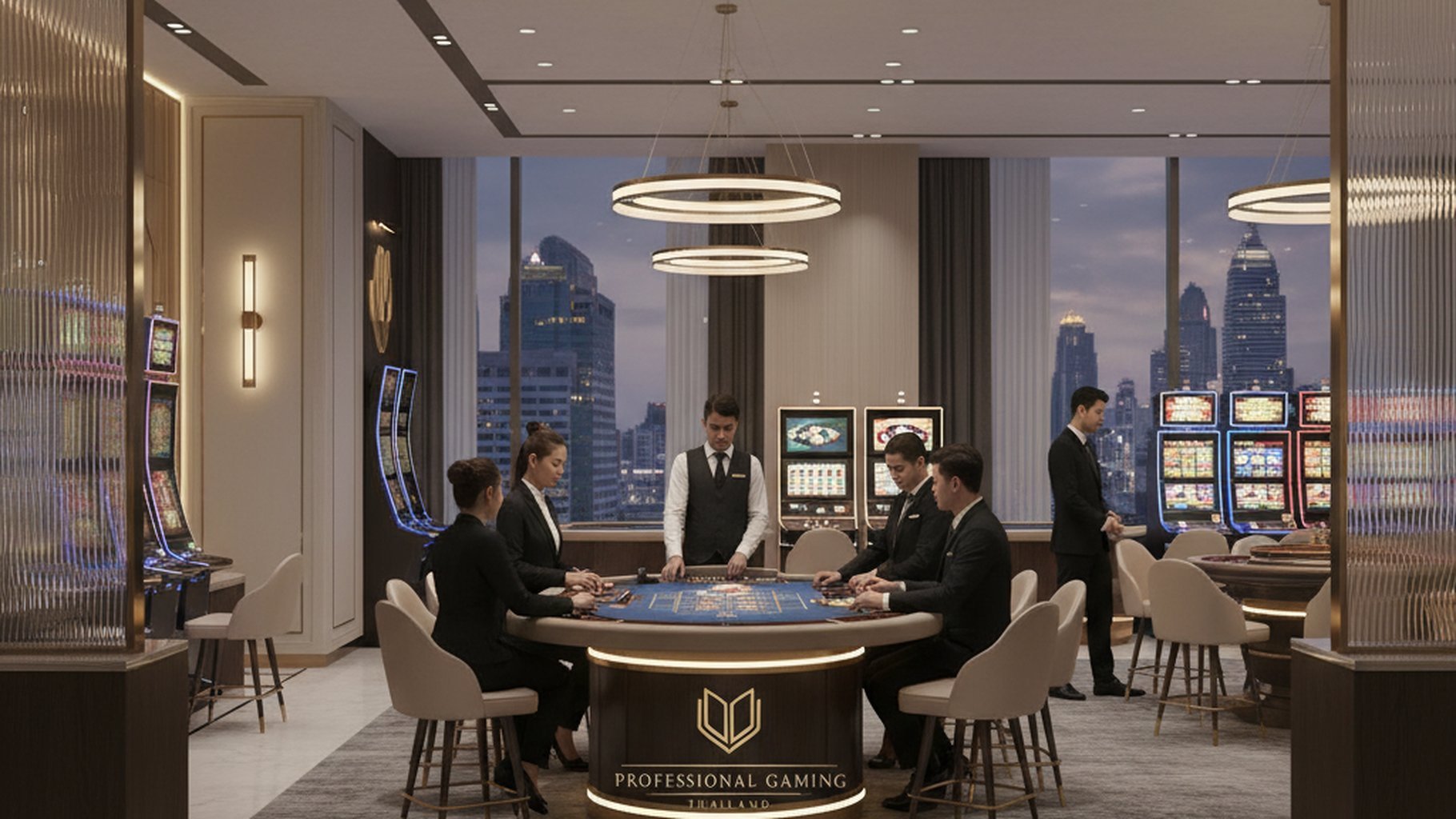 ตารางแสดงตัวเลือกการเดิมพันบาคาร่า: Player, Banker, Tie พร้อมอัตราการจ่าย