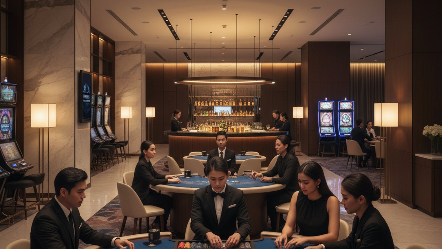 ภาพคนนั่งสมาธิเพื่อควบคุมอารมณ์ในการเล่นบาคาร่า