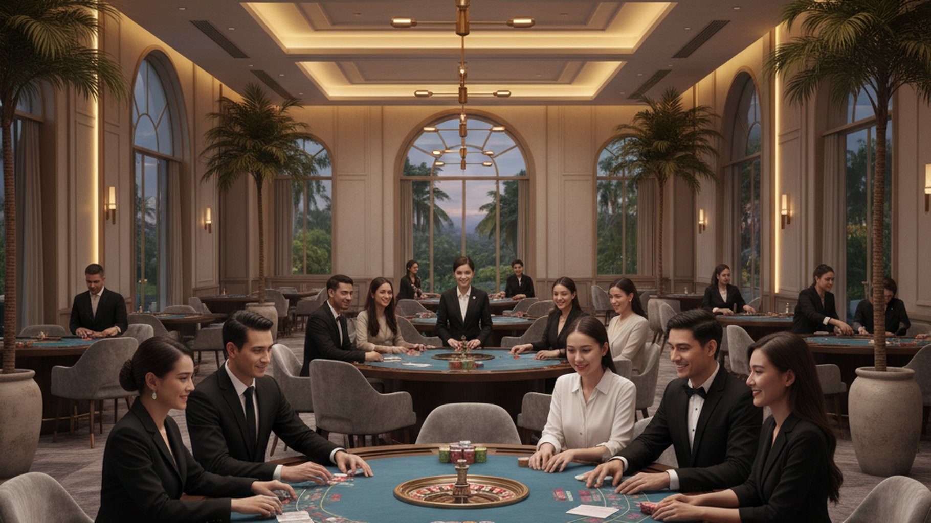 ภาพนักเดิมพันที่มีกรอบความคิดเชิงบวกและมั่นใจ