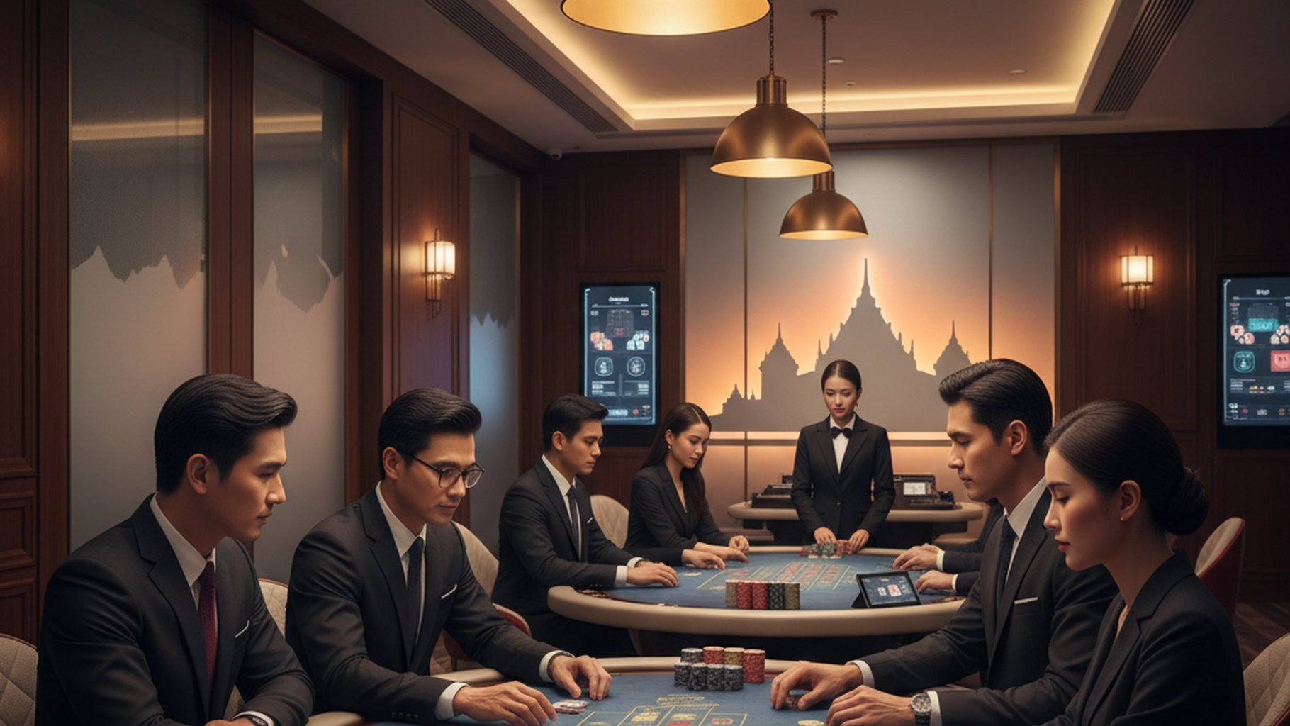 การวิเคราะห์สถิติบน SA Gaming เพื่อคำนวณจำนวน Hands หน้าจอเกมบาคาร่า SA Gaming แสดงสถิติย้อนหลัง