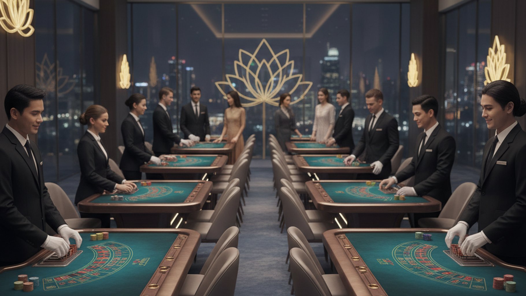 ภาพประกอบเทคนิคการปรับจำนวน Hands ในบาคาร่า