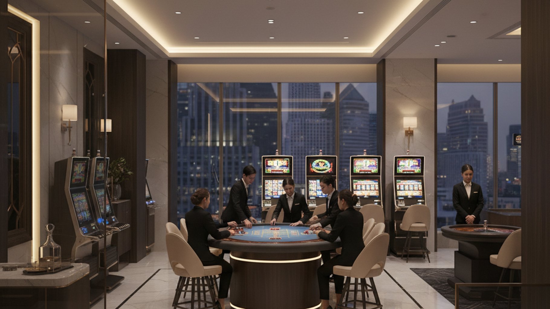 ภาพตัวอย่างเกม สล็อต pg เว็บตรง ที่มีปุ่มปรับ Adjustable Paylines